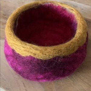 Wool Felted Trinket Bowl catchall